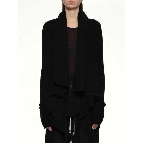 CARDIGAN NASKA LAINE VIERGE NOIR RICK OWENS FEMME RP02E4644 M 09 boutique Strasbourg avant garde fashion mode