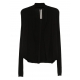 CARDIGAN NASKA LAINE VIERGE NOIR RICK OWENS FEMME RP02E4644 M 09 boutique Strasbourg avant garde fashion mode
