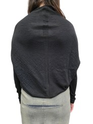 PULL CRATER KNIT NOIR CACHEMIRE MANCHES LONGUES RICK OWENS FEMME RP02E 4629 WS 09 Fashion Mode Strasbourg Avant-garde