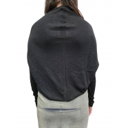 PULL CRATER KNIT NOIR CACHEMIRE MANCHES LONGUES RICK OWENS FEMME RP02E 4629 WS 09 Fashion Mode Strasbourg Avant-garde