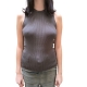 DEBARDEUR MAILLE RIB VISCOSE BRUN DARK DUST RICK OWENS FEMME RP02E 4635 RIBVI 78 Fashion Mode Designer Strasbourg