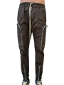 PANTALON GRANDES POCHES ZIPPEES DARK DUST COTON BAUHAUS CARGO RICK OWENS HOMME RU01F 2377 TE 78 DESIGNER STRASBOURG face