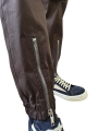 PANTALON GRANDES POCHES ZIPPEES DARK DUST COTON BAUHAUS CARGO RICK OWENS HOMME RU01F 2377 TE 78 DESIGNER STRASBOURG détail zip
