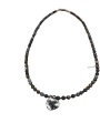 COLLIER LE FREE FROM FEAR ARGENT PIERRES SODALITE CATHERINE MICHIELS bijoux boutique Strasbourg online medecin jewelery