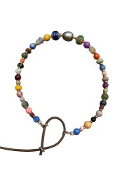 BRACELET ZAZA B ZAZOU PERLES VINTAGE JAPO AFRO EAU DOUCE HEMATITE PIERRES FW2527 bijoux Catherine Michiels jewelery boutique bon