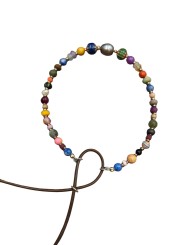 BRACELET ZAZA B ZAZOU PERLES VINTAGE JAPO AFRO EAU DOUCE HEMATITE PIERRES FW2527 bijoux Catherine Michiels jewelery boutique