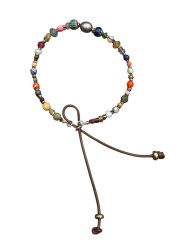 BRACELET ZAZA B ZAZOU PERLES VINTAGE JAPO AFRO EAU DOUCE HEMATITE PIERRES FW2527 bijoux Catherine Michiels jewelery boutique