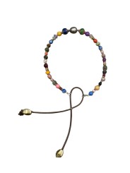 BRACELET ZAZA B ZAZOU PERLES VINTAGE JAPO AFRO EAU DOUCE HEMATITE PIERRES FW2527 bijoux Catherine Michiels jewelery boutique