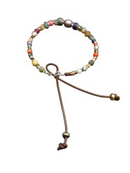 BRACELET ZAZA B ZAZOU PERLES VINTAGE JAPO AFRO EAU DOUCE HEMATITE PIERRES FW2527 bijoux Catherine Michiels jewelery boutique 5