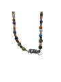 COLLIER ZAZA COURT PERLES VINTAGE JAPO AFRO EAU DOUCE HEMATITE PIERRES FW2527 CATHERINE MICHIELS boutique Strasbourg jewelery e