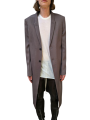 VESTE REDINGOTE DUST RICK OWENS HOMME RU01F 2941 WT 34 FASHION DESIGNER CREATEUR STRASBOURG ouverte
