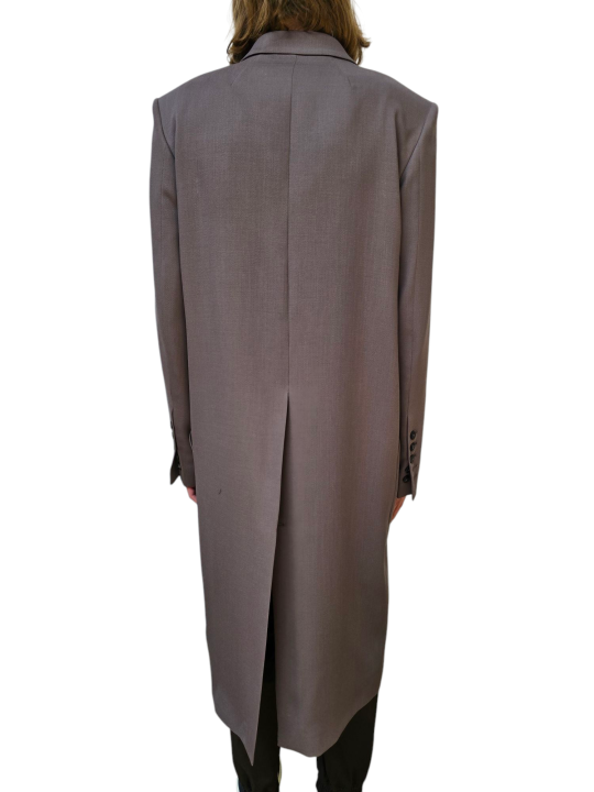 VESTE REDINGOTE DUST RICK OWENS HOMME RU01F 2941 WT 34 FASHION DESIGNER CREATEUR STRASBOURG dos