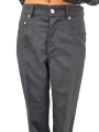 JEANS LAINE FINE NOIR DROIT LARGE GETH JEANS RICK OWENS FEMME RP01F 6350 WG 09 DESIGNER CREATEUR AVANT-GARDE STRASBOURG détail