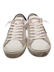 SNEAKERS PARIS CUIR BLANC SPOILER SUEDE NAVY POP PRLU VX22 PHILIPPE MODEL HOMME boutique Strasbourg baskets shoes fashion lacet