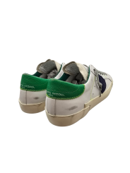 SNEAKERS PARIS CUIR BLANC SPOILER VERT FLUO PRLU VP21 Philippe Model baskets homme boutique Strasbourg shoes concept store arr