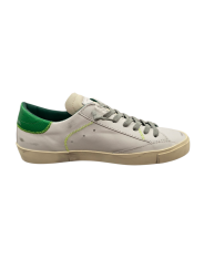 SNEAKERS PARIS CUIR BLANC SPOILER VERT FLUO PRLU VP21 Philippe Model baskets homme boutique Strasbourg shoes concept store int