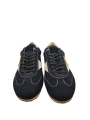 BASKETS PLANCHE DAIM TRESSE BLEU NAVY PLNU DT06 PHILIPPE MODEL HOMME boutique Strasbourg shoes mode concept store lacet