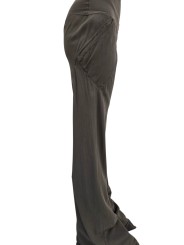 PANTALON BIAS LARGE FLUIDE DUST GEORGETTE DE SOIE RICK OWENS TEMPLE FEMME RO01F 6301GDB 34 FASHION MODE STRASBOURG profil