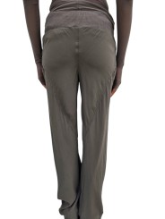 PANTALON BIAS LARGE FLUIDE DUST GEORGETTE DE SOIE RICK OWENS TEMPLE FEMME RO01F 6301GDB 34 FASHION MODE STRASBOURG arrière