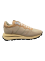 BASKETS TROPEZ HAUTE CUIR METAL DABLE CUIR CAMEL TKLD MD02 Philippe Model baskets Femme boutique Strasbourg shoes int