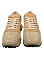 BASKETS TROPEZ HAUTE CUIR METAL DABLE CUIR CAMEL TKLD MD02 Philippe Model baskets Femme boutique Strasbourg shoes lacets front
