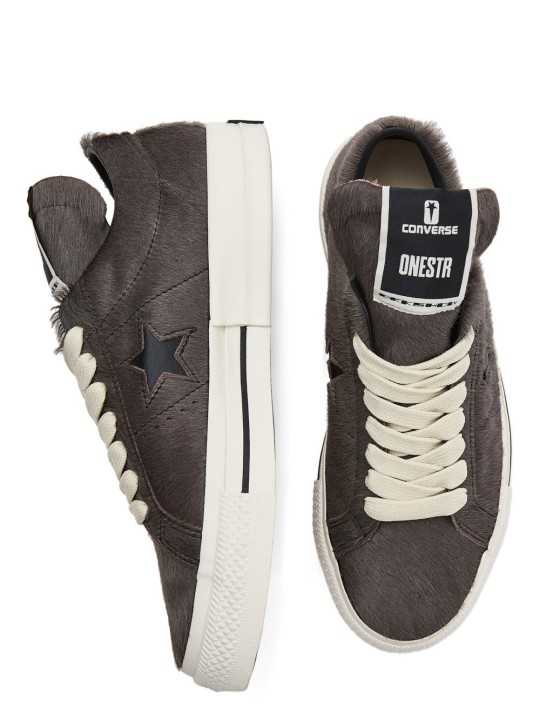 SNEAKERS BRUN DARKDUST CONVERSE DRKSHDW BY RICK OWENS HOMME FEMME DC02EX796 A14R0 7809 BASKETS DESIGNER STRASBOURG dessus 1