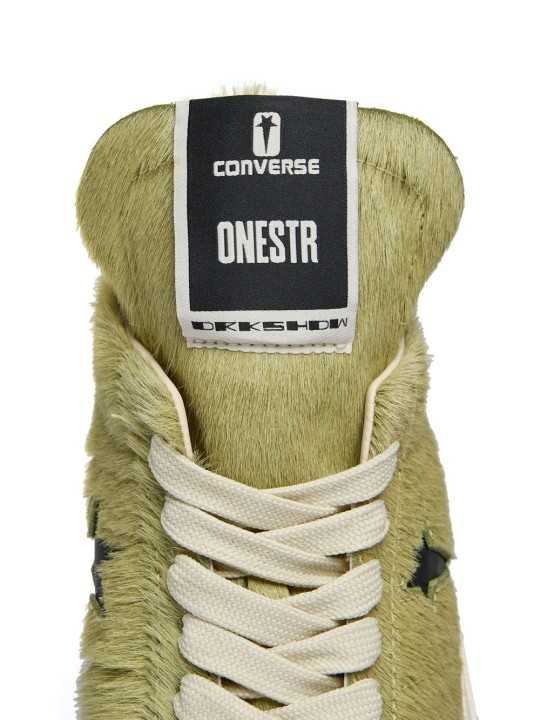 SNEAKERS VERT ACID CONVERSE DRKSHDW BY RICK OWENS HOMME DC02EX797 A14R0 3209 Strasbourg concept store créateur.baskets dessus 2