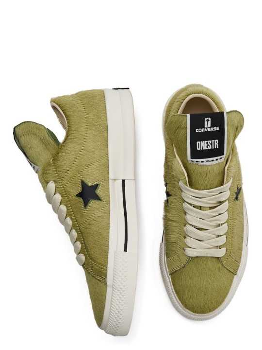SNEAKERS VERT ACID CONVERSE DRKSHDW BY RICK OWENS HOMME DC02EX797 A14R0 3209 Strasbourg concept store créateur.baskets dessus 1