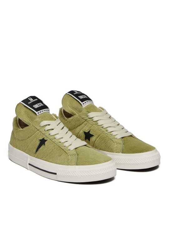 SNEAKERS VERT ACID CONVERSE DRKSHDW BY RICK OWENS HOMME DC02EX797 A14R0 3209 Strasbourg concept store créateur.baskets duo face