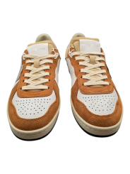 SNEAKERS PGAL VEAU POP BLANC CORAIL PGLD VP01 PHILIPPE MODEL FEMME Strasbourg boutique baskets mode shoes lacets