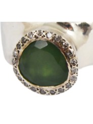 BAGUE ADDISON SERPENTINE DIAMANTS GRIS GLACE 1S ST DIA SRP ARGENT bijoux Rosa Maria jewelery ring Strasbourg créateur zoom