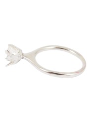 BAGUE ZANBAK FLEUR ARGENT BLANC ROSA MARIA BIJOUX RAZANBAK50E26 boutique Strasbourg ring jewelery profil