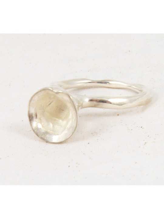 BAGUE NOUFA NENUPHARE ARGENT BLANC ROSA MARIA BIJOUX NOUFA 4 R boutique Strasbourg ring jewelery dos