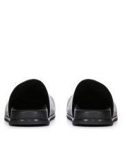 MULES CUIR NOIR GRANOLA RICK OWENS HOMME RU01F 2809 LGE 09 DESIGNER AVANT-GARDE CREATEUR STRASBOURG shoes dos