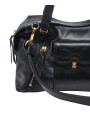 SAC INCURVE POCHE ZIP MINI JUNO NOIR 4376 CLARIS VIROT femme bag Strasbourg luxe créateur design bagagerie poche zip