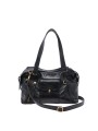 SAC INCURVE POCHE ZIP MINI JUNO NOIR 4376 CLARIS VIROT femme bag Strasbourg luxe créateur design bagagerie