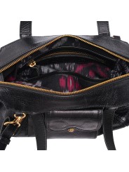 SAC INCURVE POCHE ZIP MINI JUNO NOIR 4376 CLARIS VIROT femme bag Strasbourg luxe créateur design bagagerie int
