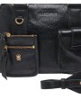 SAC DOUBLE RICHIE CUIR NOIR 4338 CLARIS VIROT femme bag Strasbourg luxe créateur design bagagerie scarabée