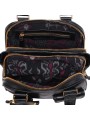 SAC DOUBLE RICHIE CUIR NOIR 4338 CLARIS VIROT femme bag Strasbourg luxe créateur design bagagerie int