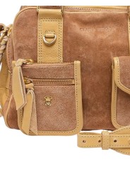 SAC DOUBLE RICHIE CUIR OFF WHITE GOLD 4335 CLARIS VIROT femme bag Strasbourg luxe créateur design bagagerie scarabée