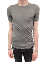 TSHIRT DOUBLE MC EUCALYPTUS RICK OWENS HOMME RU01F 2256 UCBD 35 FASHION MODE DESIGNER CREATEUR STRASBOURG face