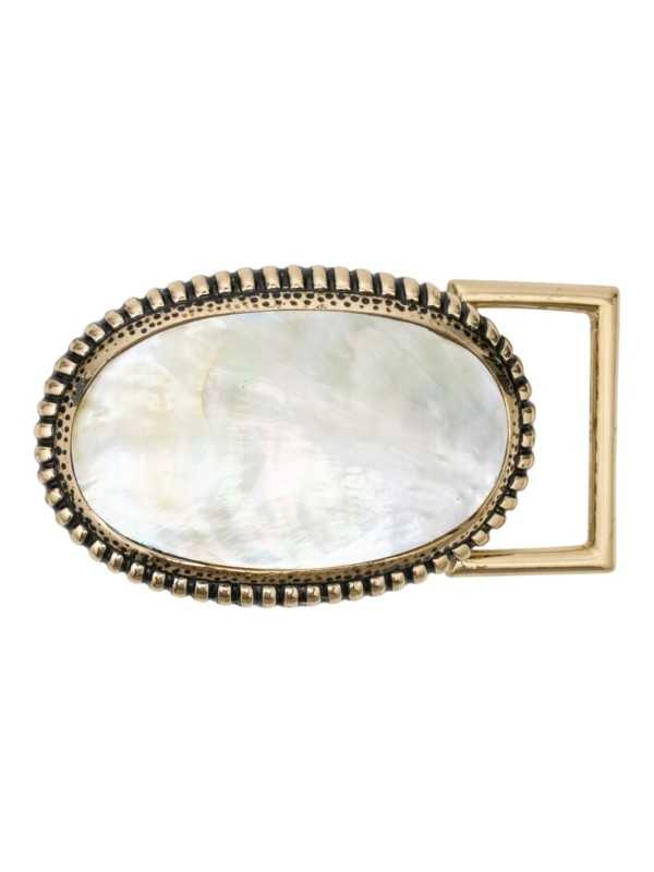BABY BOUCLE CEINTURE DALLAS OR ET NACRE 3880 CLARIS VIROT FEMME belt Strasbourg luxe créateur design bagagerie