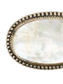 BABY BOUCLE CEINTURE DALLAS OR ET NACRE 3880 CLARIS VIROT FEMME belt Strasbourg luxe créateur design bagagerie zoom