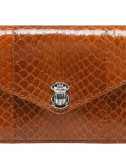 PORTEFEUILLE ALEX LONG COBRA MIEL SCARABE ARGENT 4403 CLARIS VIROT femme wallet Strasbourg luxe créateur design bagagerie
