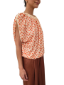 TOP ASYMETRIQUE BEURRE SEQUINS ORANGES PERLES JOCELYN J1OW Essentiel Antwerp femme createur mode fashion strasbourg