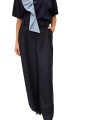 PANTALON LARGE PINCE NAVY SOUPLE JESTER CN35 Essentiel Antwerp femme createur mode fashion strasbourg
