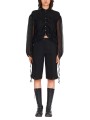 CHEMISIER NOIR GEORGETTE soie DW932S26 ISABEL BENENATO FEMME boutique Strasbourg vue