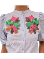 BLOUSE GAUFFREE BOUQUET SEQUINS MULTI JAIDEN J2NB ESSENTIEL ANTWERP FEMME vêtement Strasbourg boutique mode zoom