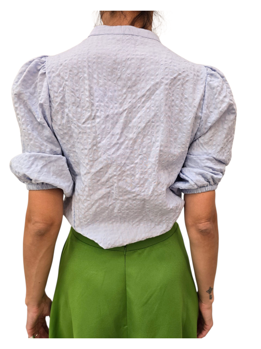 BLOUSE GAUFFREE BOUQUET SEQUINS MULTI JAIDEN J2NB ESSENTIEL ANTWERP FEMME vêtement Strasbourg boutique mode dos