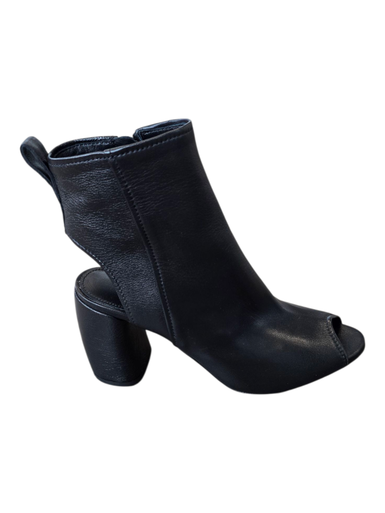 BOOTS AJOUREES NOIR TALON INCURVE M7379 PREMIATA FEMME Strasbourg shoes boutique